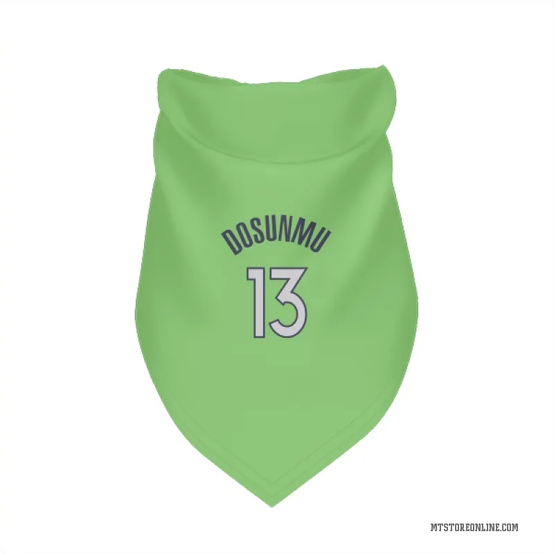 Ayo Dosunmu  Green Minnesota Timberwolves  Cat & Dog Pet Bandana