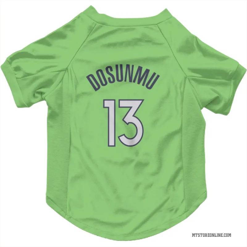 Ayo Dosunmu  Green Minnesota Timberwolves  Cat & Dog Pet Jersey
