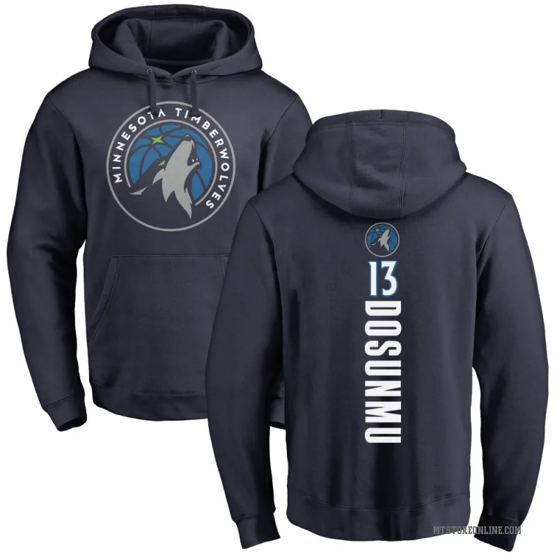 Ayo Dosunmu Men's Navy Minnesota Timberwolves Branded Backer Pullover Hoodie