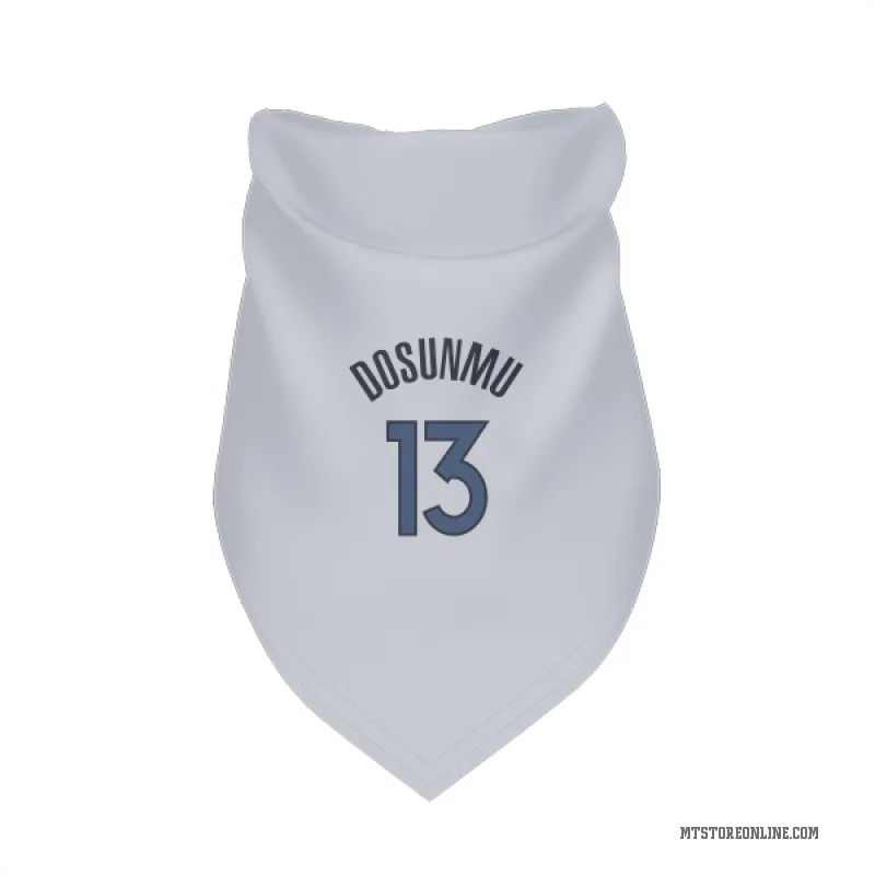 Ayo Dosunmu  White Minnesota Timberwolves  Cat & Dog Pet Bandana
