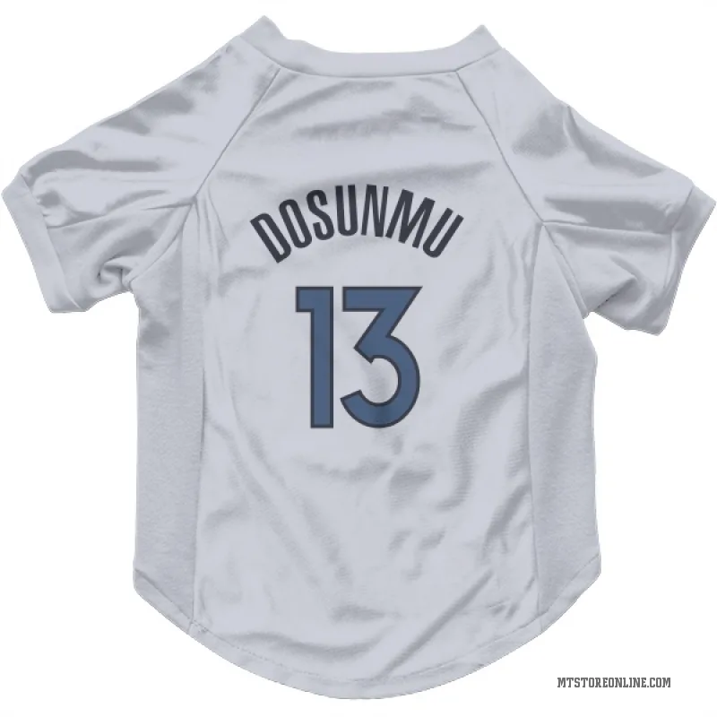 Ayo Dosunmu  White Minnesota Timberwolves  Cat & Dog Pet Jersey