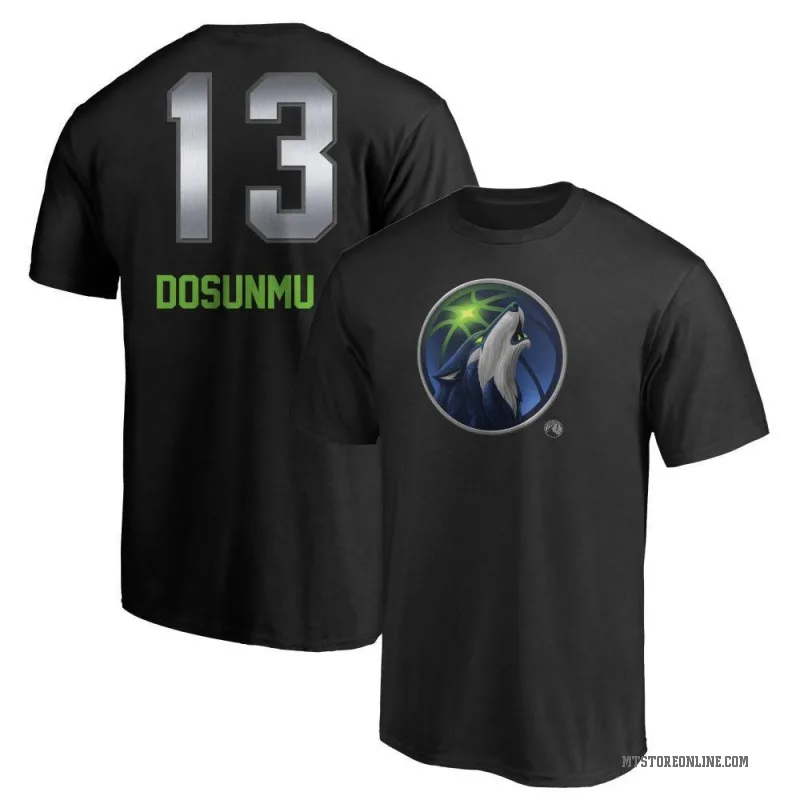 Ayo Dosunmu Youth Black Minnesota Timberwolves Midnight Mascot T-Shirt