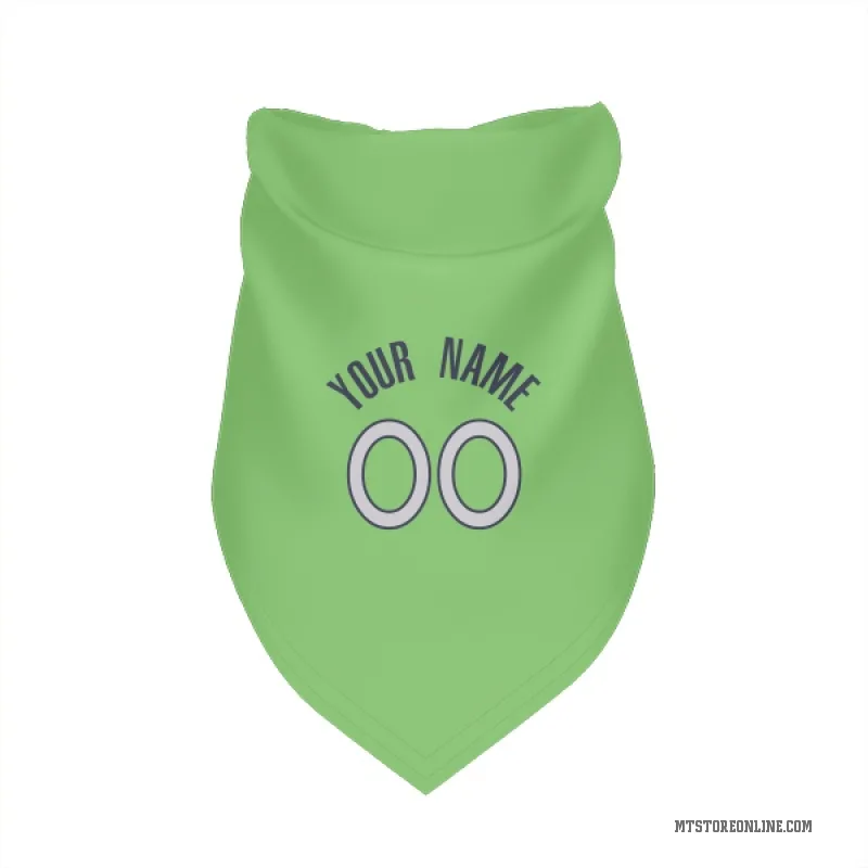 Custom Green Minnesota Timberwolves Cat & Dog Pet Bandana