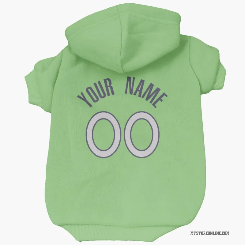 Custom Green Minnesota Timberwolves Cat & Dog Pet Hoodie