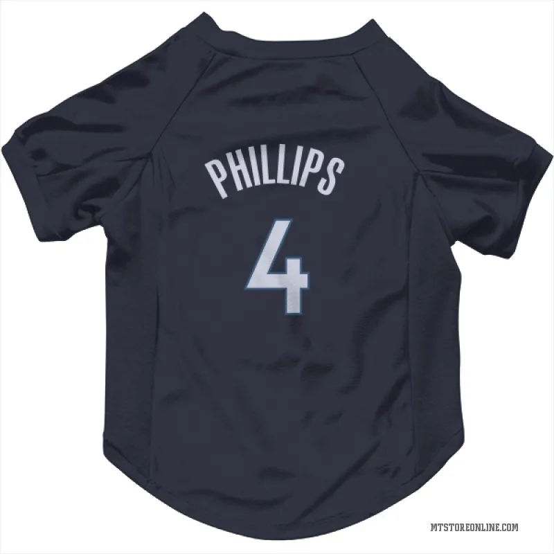 Julian Phillips  Navy Minnesota Timberwolves  Cat & Dog Pet Jersey