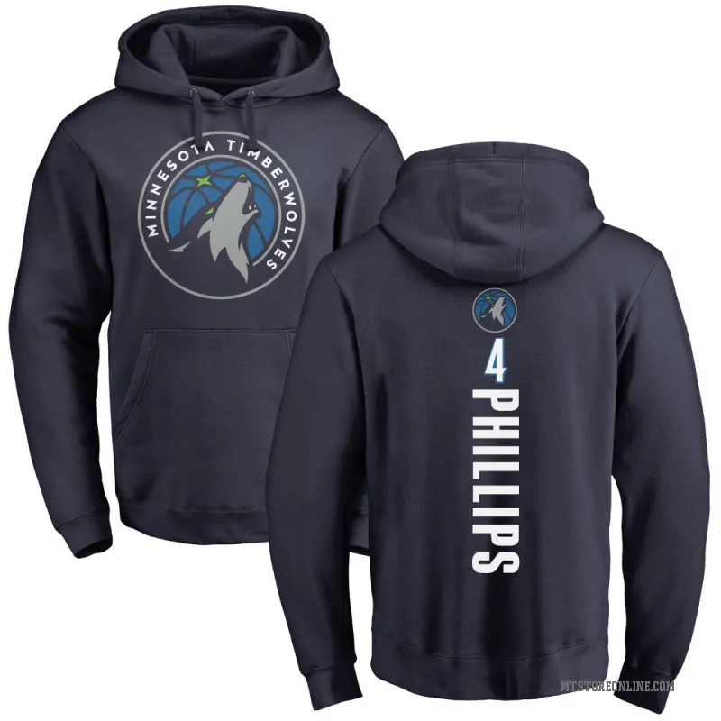 Julian Phillips Youth Navy Minnesota Timberwolves Branded Backer Pullover Hoodie