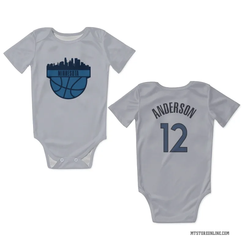 Kyle Anderson  White Minnesota Timberwolves  Newborn & Infant Bodysuit