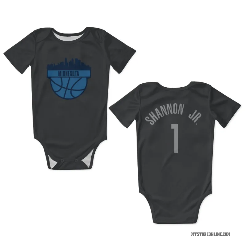 Terrence Shannon Jr. Black Minnesota Timberwolves Newborn & Infant Bodysuit