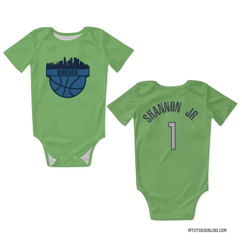 Terrence Shannon Jr. Green Minnesota Timberwolves Newborn & Infant Bodysuit