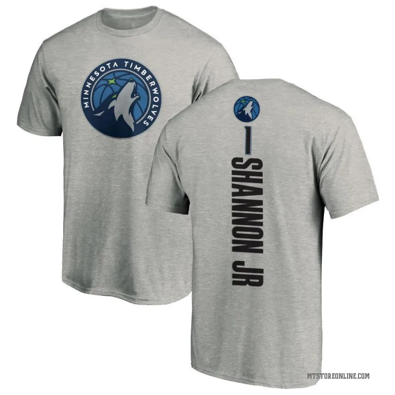 Terrence Shannon Jr. Youth Minnesota Timberwolves Ash Backer T-Shirt